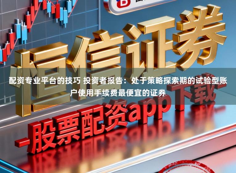 配资专业平台的技巧 投资者报告：处于策略探索期的试验型账户使用手续费最便宜的证券