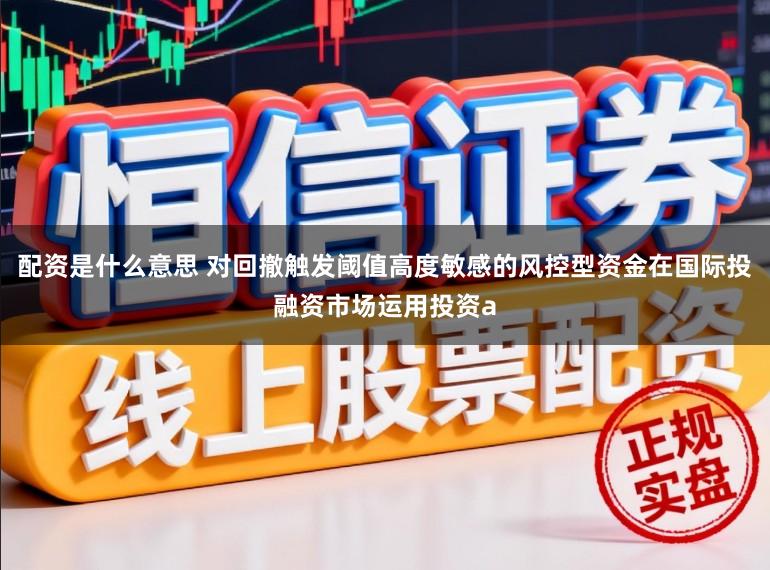 配资是什么意思 对回撤触发阈值高度敏感的风控型资金在国际投融资市场运用投资a